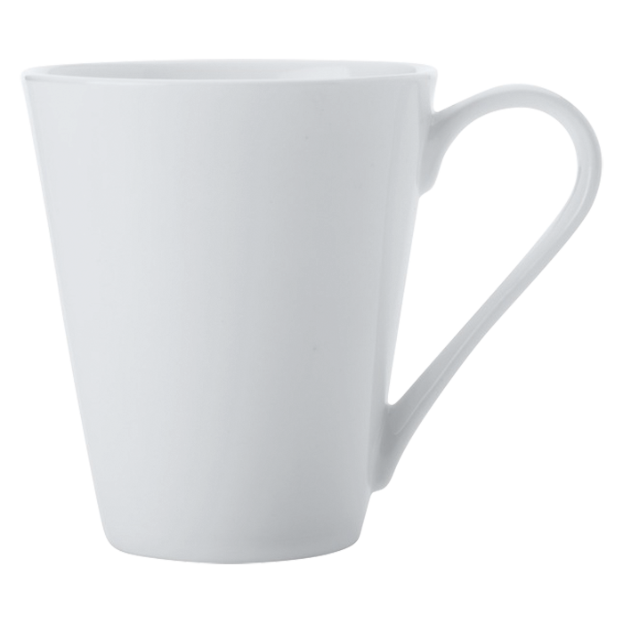 Cashmere Conical Mug 320ml - White