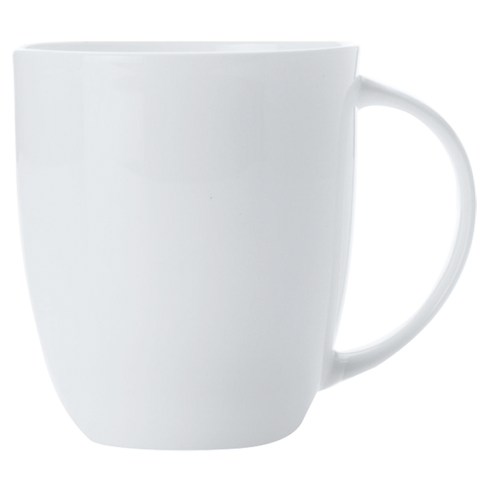 Cashmere Coupe Mug 420ml - White