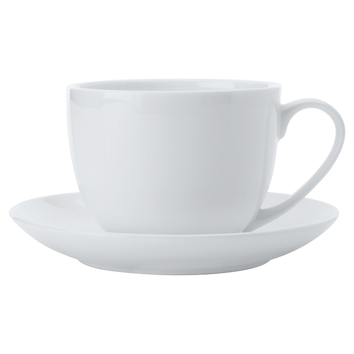 Cashmere Cup and Saucer 230ml - White
