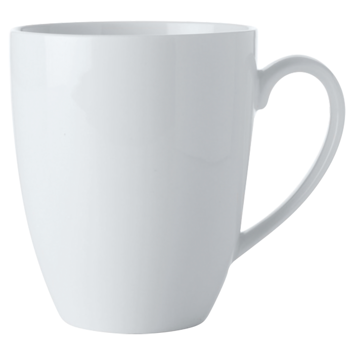 White Basics Coupe Mug 450ml - White