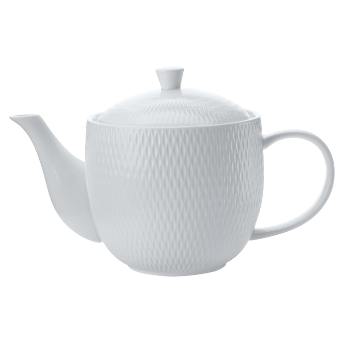 White Basics Diamonds Teapot 800ml - White