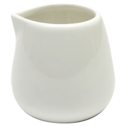 White Basics Milk Jug 100ml No Handle - White