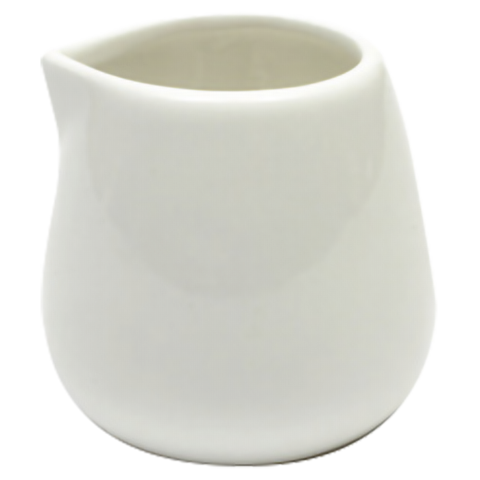White Basics Milk Jug 100ml No Handle - White