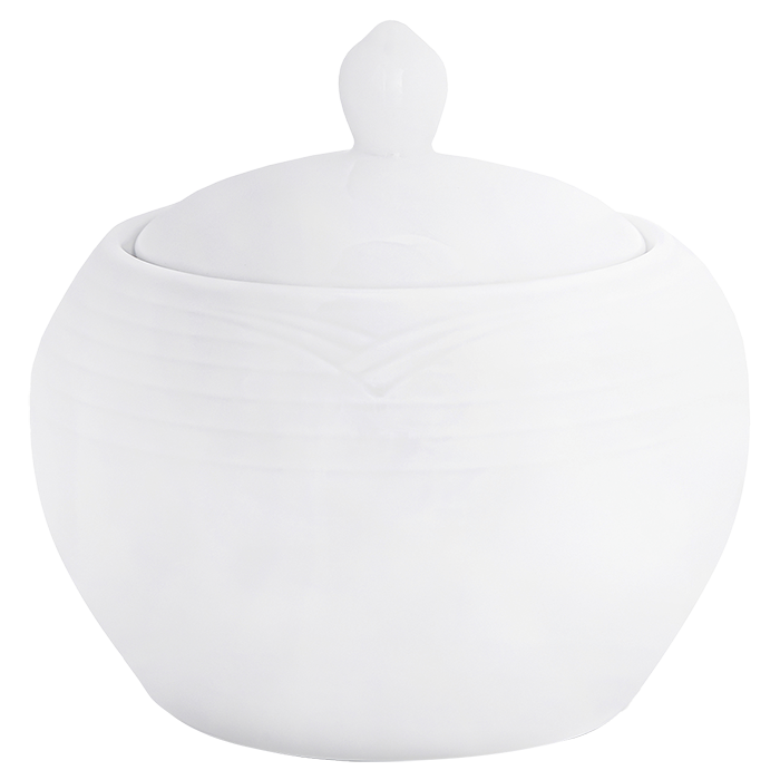 Arctic White Sugar Bowl - White