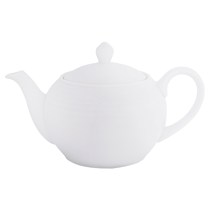 Arctic White Tea Pot 590ml - White