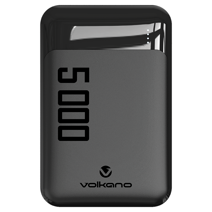 Volcano Punch Series 5000 mAh Power Bank - Black