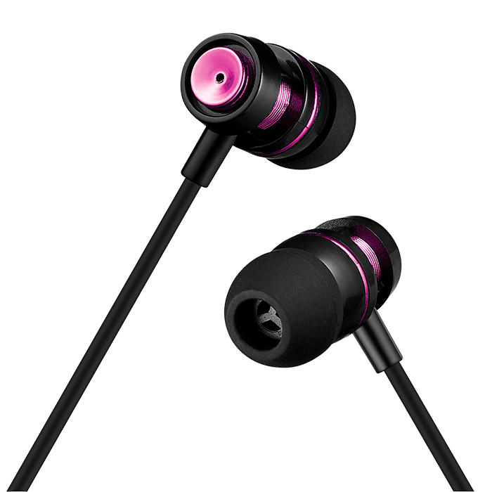 Volkano Alloy SeriesEarphones Wired with Mic - Purple