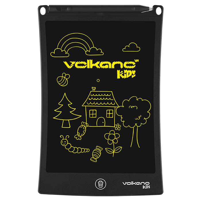 Volkano Doodle Series Kids 8.5 Inch Drawing Board - Black