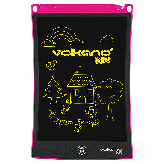 Volkano Doodle Series Kids 8.5 Inch Drawing Board - Pink