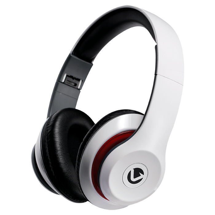 Volkano Falcon Series Headphones with Mic - White
