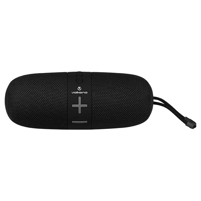 Volkano Flow Series Portable Bluetooth Speaker - Black
