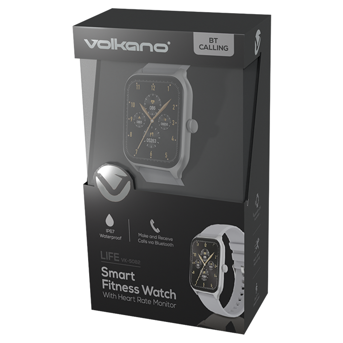 Volkano Life Series Smart Watch - Silver