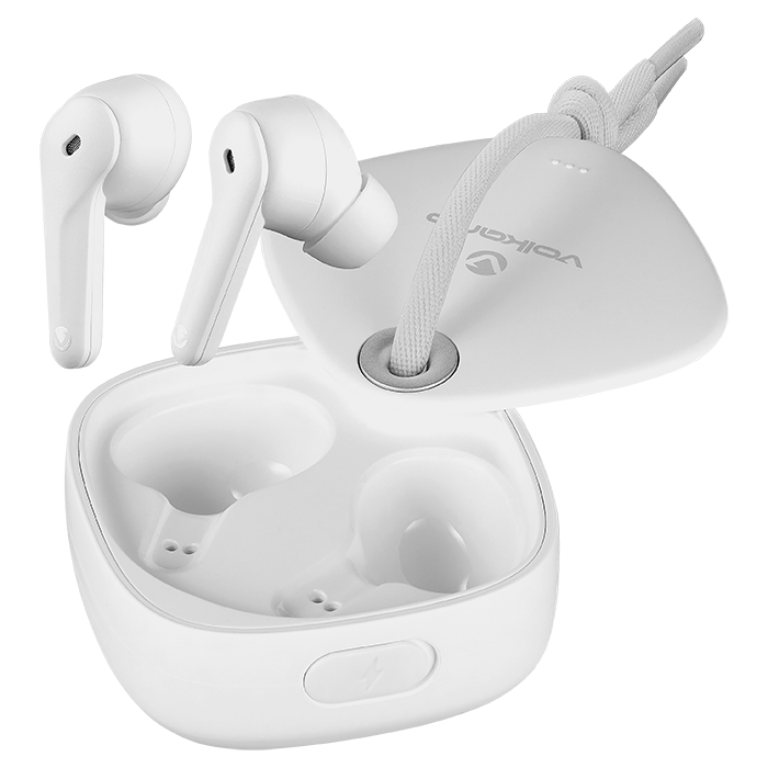 Volkano Ore Series Bluetooth True Wireless In Ear Earphones - White