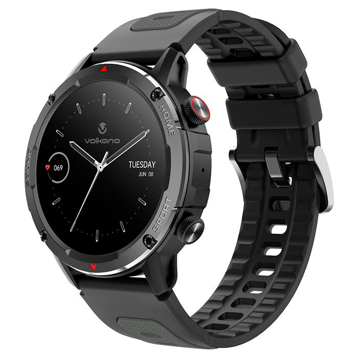 Volkano Power Series Smart Watch - Black