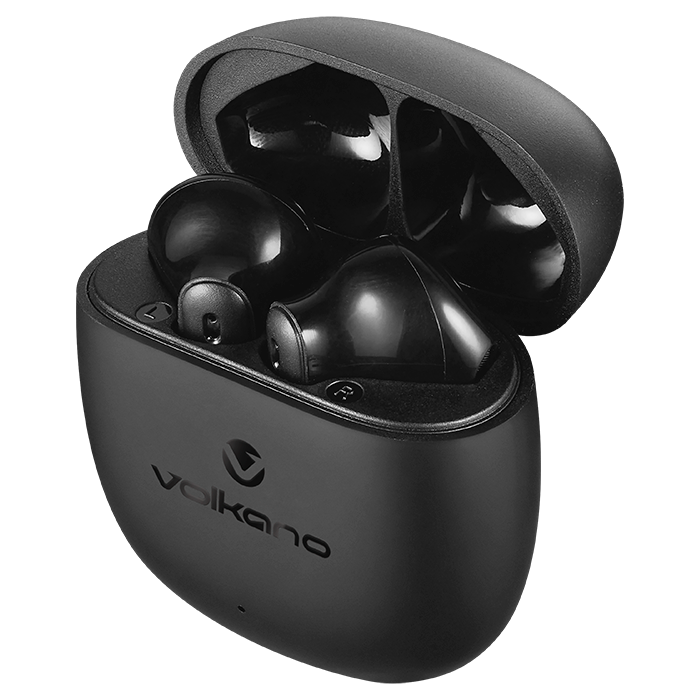 Volkano Sleek Series True Wireless Earphones - Black