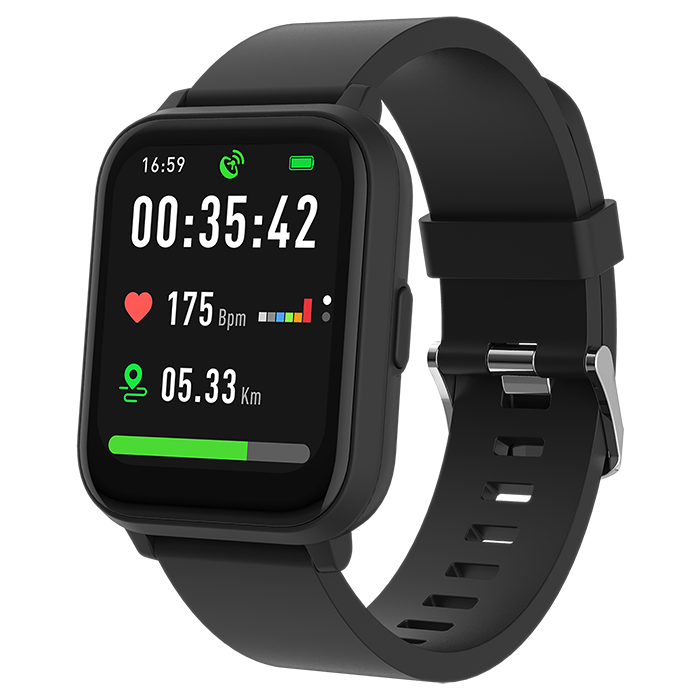 Volkano Stamina Series Smart Watch - Black