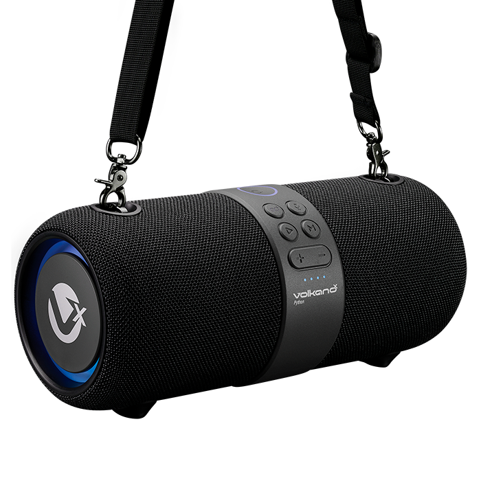 VolkanoX Python Series Bluetooth Speaker - Black