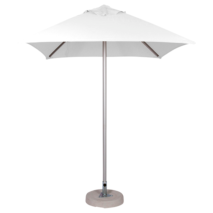 2.0m Eezilock Parasol - White