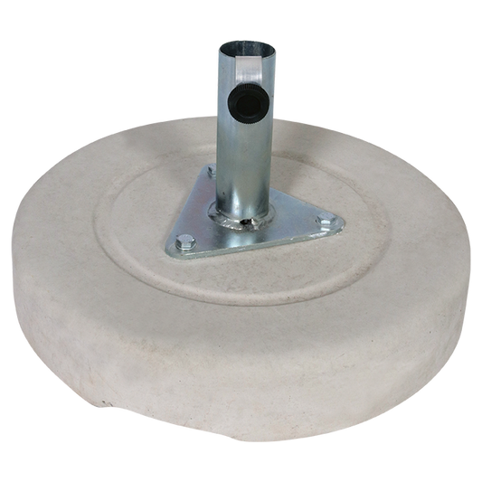 35kg Concrete Base With Spigot - Grey
