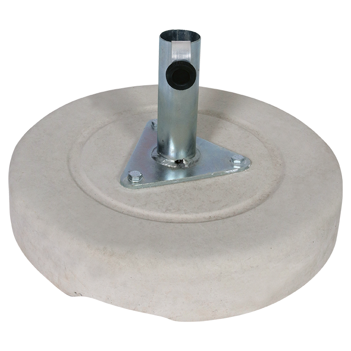 35kg Concrete Base With Spigot - Grey