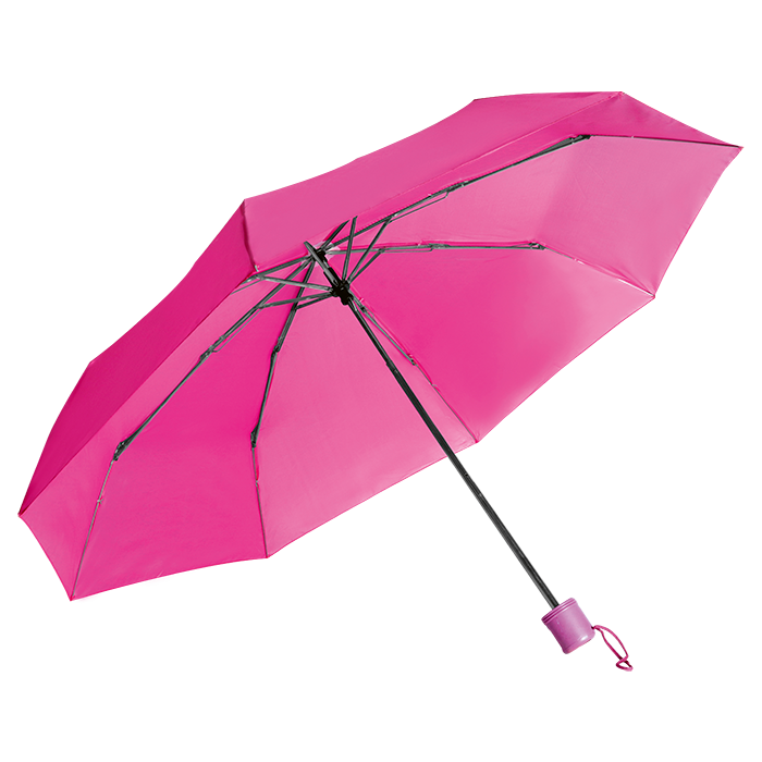 Mini 3-Fold Umbrella - Dark Pink