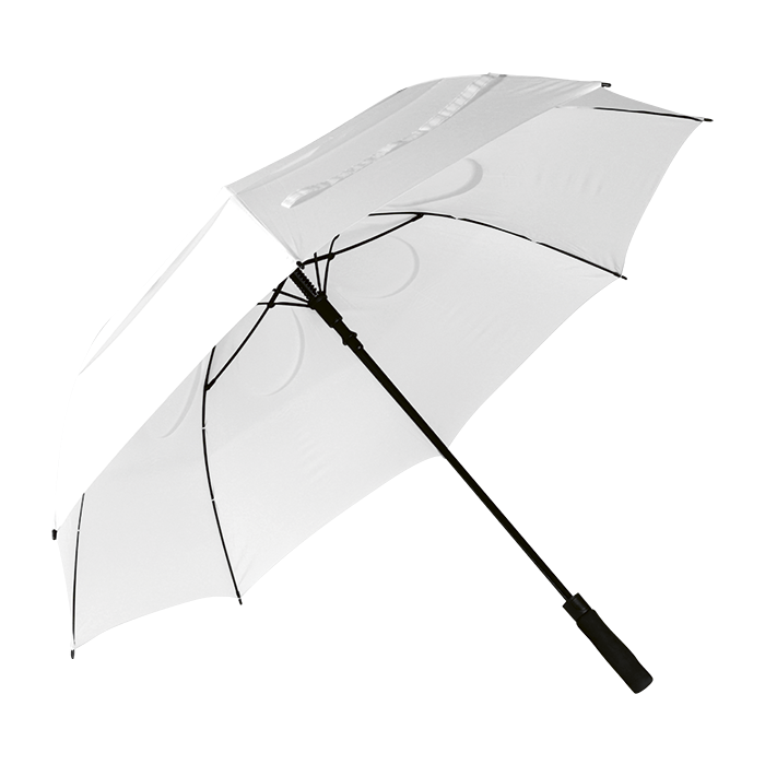 Windproof Golf Umbrella - White
