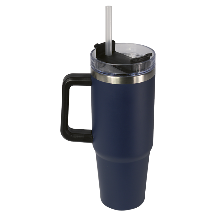 900ml Travel Mug with Handle - Navy