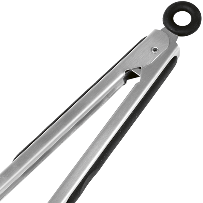 Braai Tongs With Lock - Black