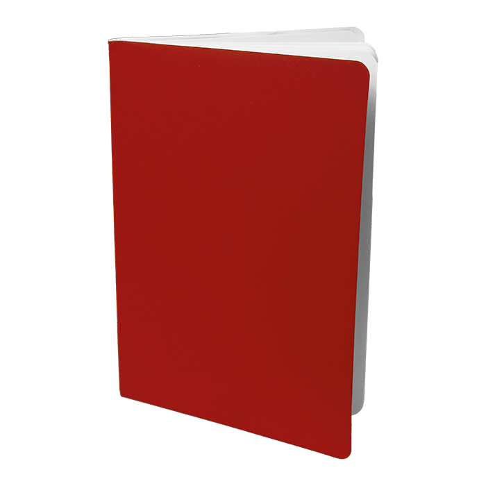 A5 Soft Cover Jotter - Red