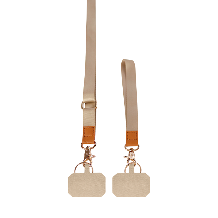 2 Pack Cell Lanyard Wrist and Neck Set - Kalahari