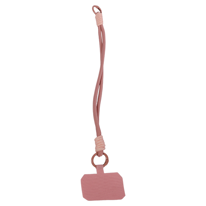 Cellphone Double Rope Wrist Lanyard - Light Pink