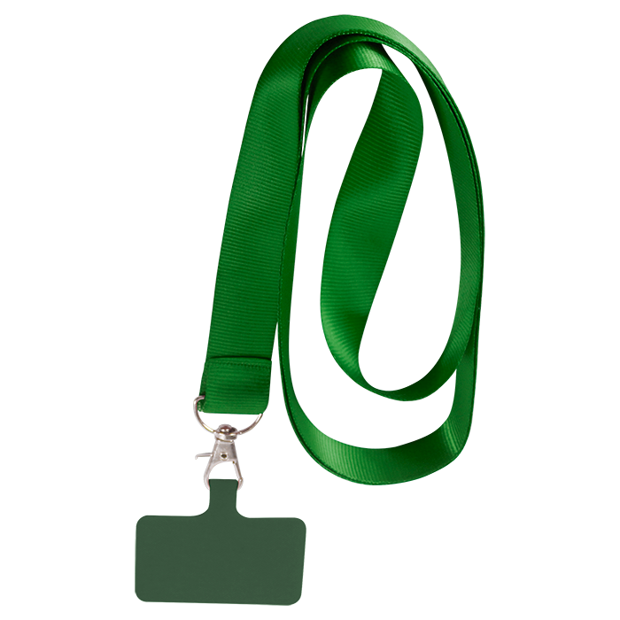 Cellphone Petersham Neck Lanyard - Green