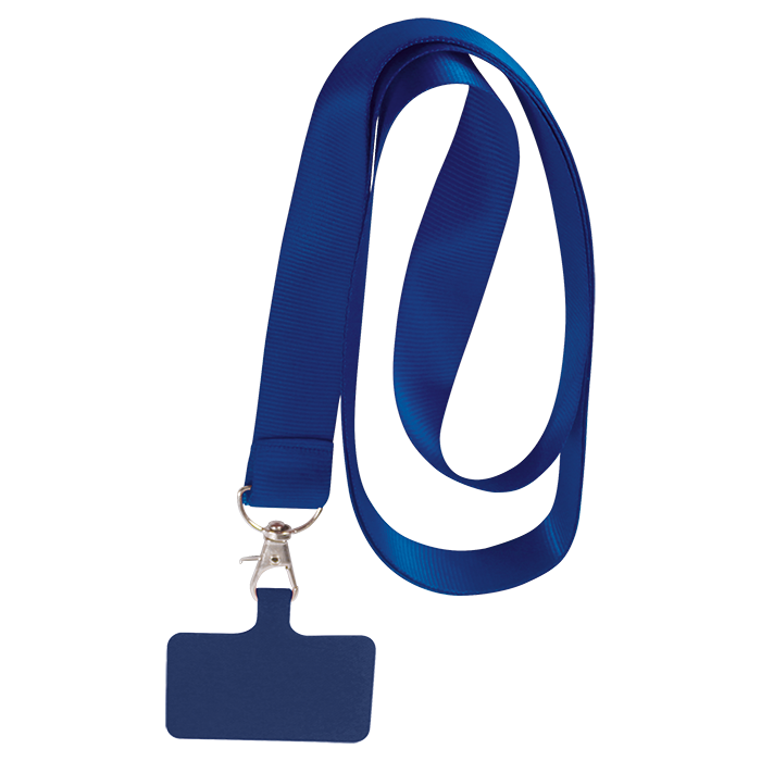 Cellphone Petersham Neck Lanyard - Royal