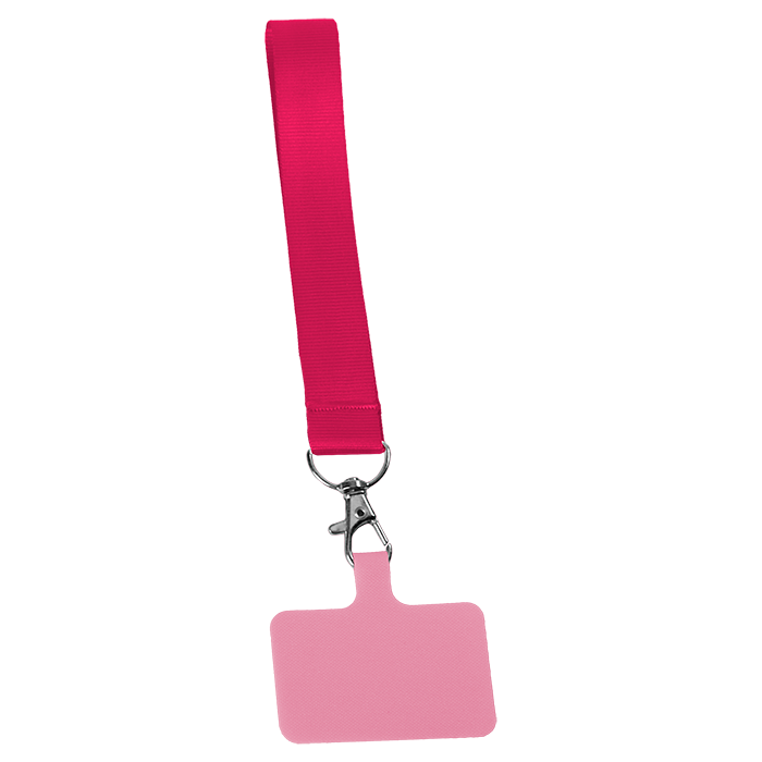 Cellphone Petersham Wrist Lanyard - Fuchsia