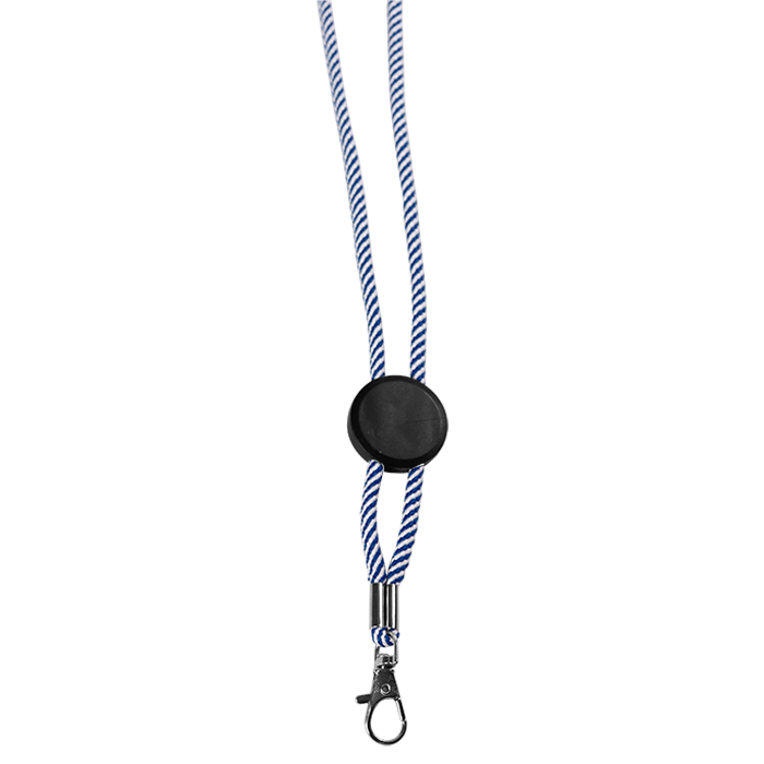 Circle Rope Neck Lanyard - Blue