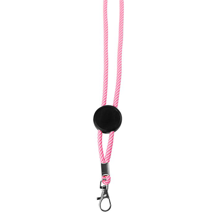 Circle Rope Neck Lanyard - Pink