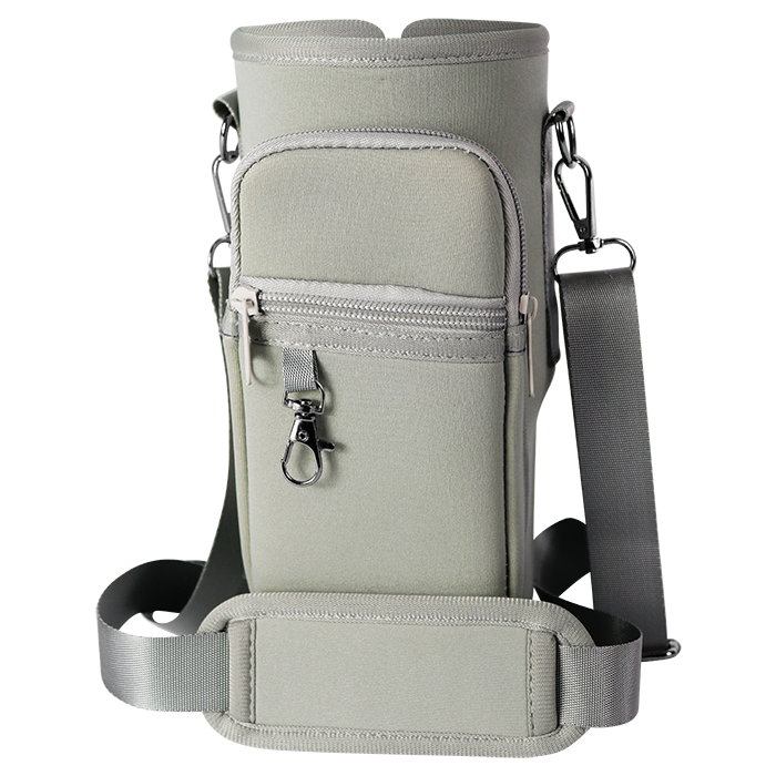 Travel Cup Crossbody Carrier - Grey