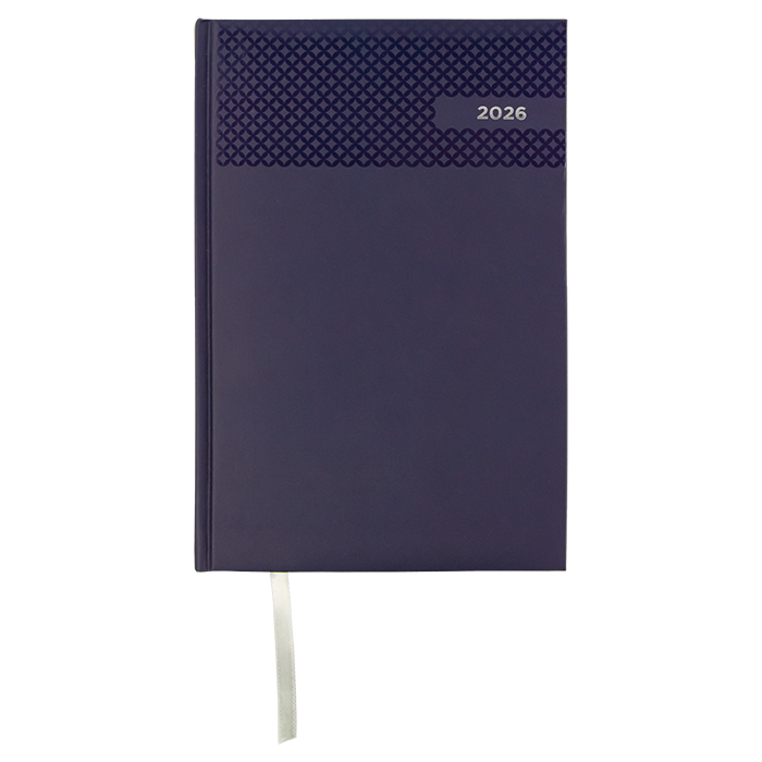 2026 Velvet Touch Diamond A5 Diary - Navy