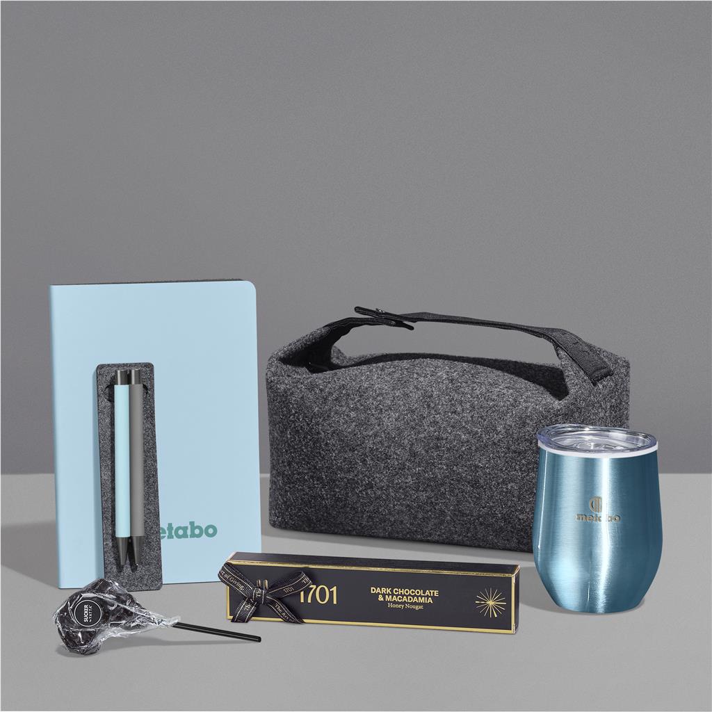 Yatta Luxe Lines Hamper - LIGHT TURQUOISE