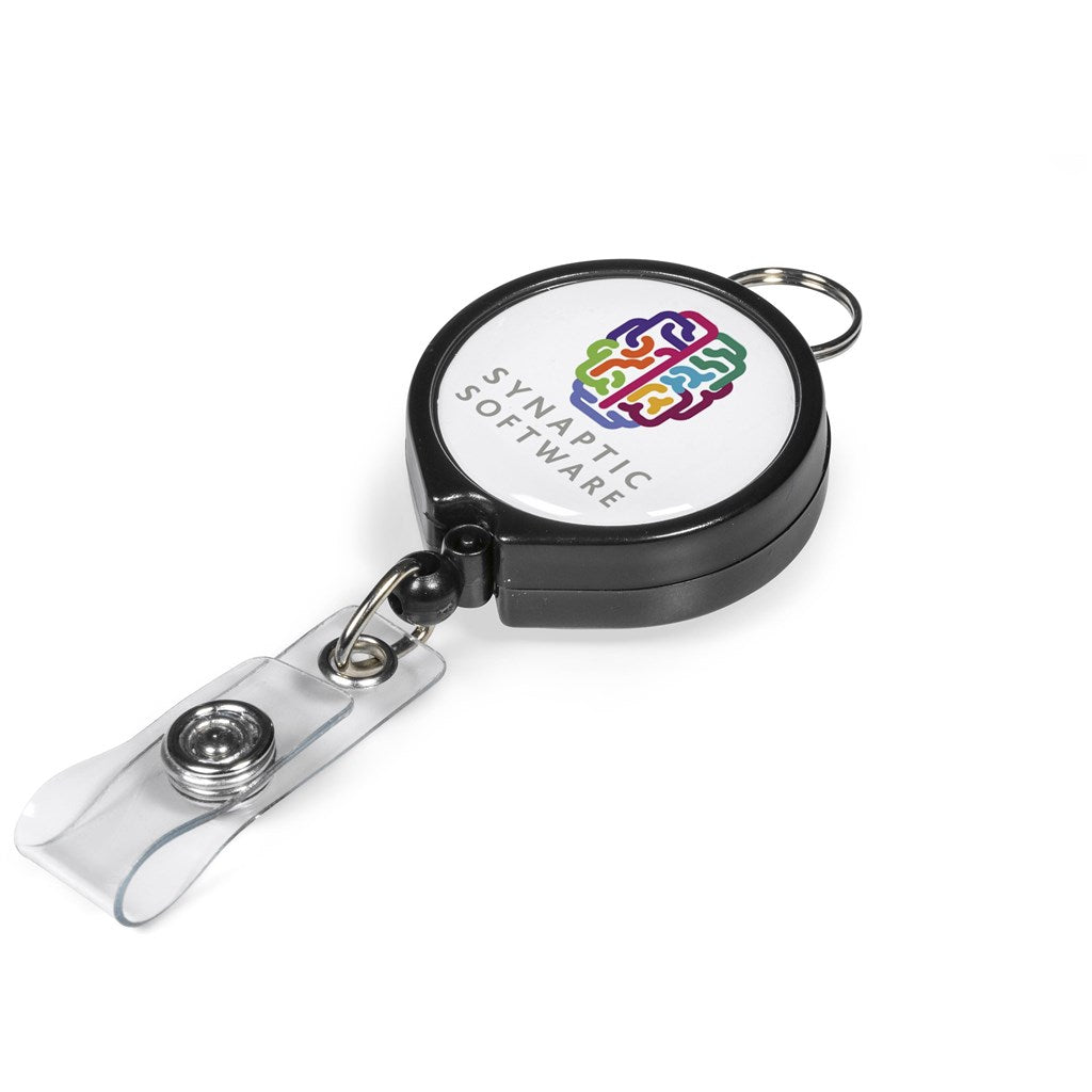 Altitude Klasp Retractable Badge Reel - BLACK