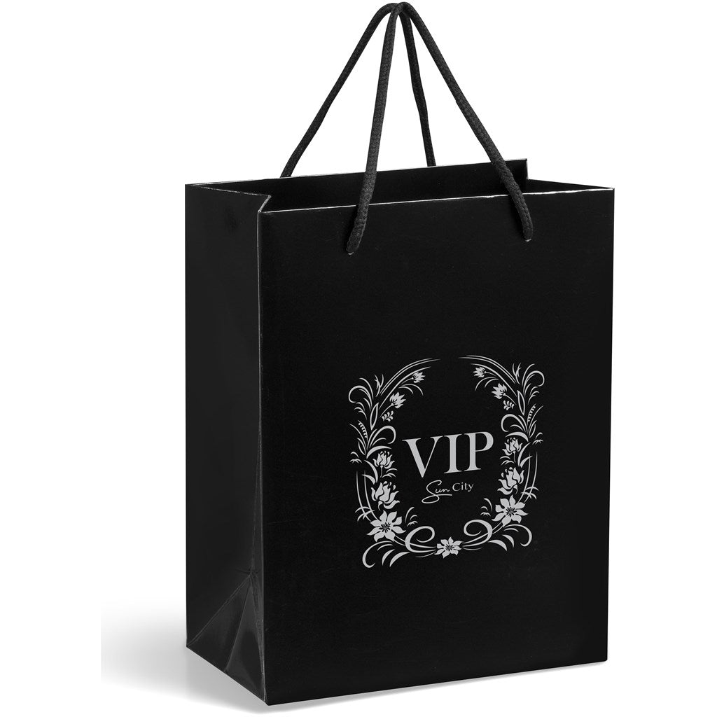 Altitude Dazzle Mini Paper Gift Bag - BLACK