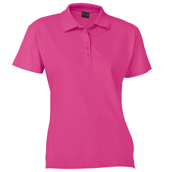 200g Pique Knit Golfer Ladies - Raspberry Pink