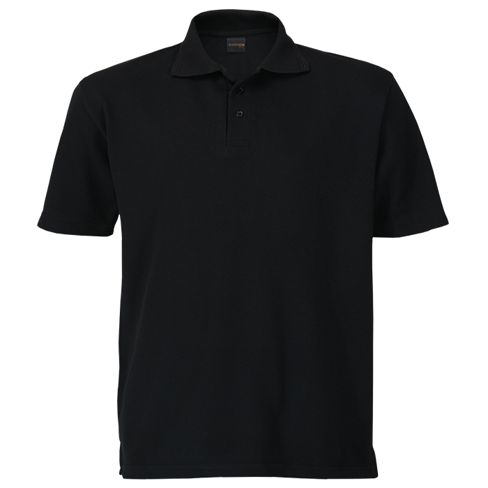 260g Barron Pique Knit Golfer - Black