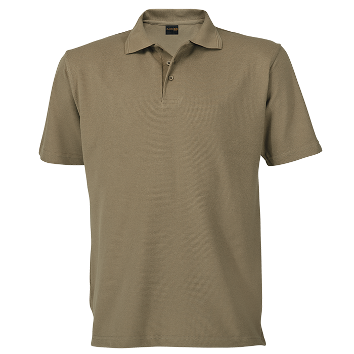 260g Barron Pique Knit Golfer - Khaki