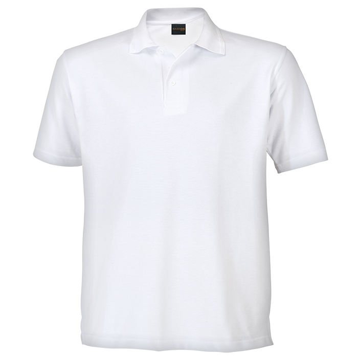 260g Barron Pique Knit Golfer - White