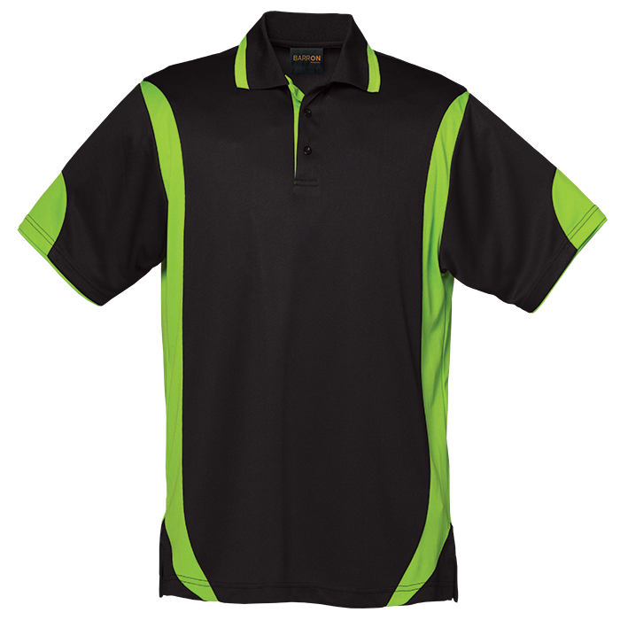 Breezeway Golfer Mens - Black/Lime