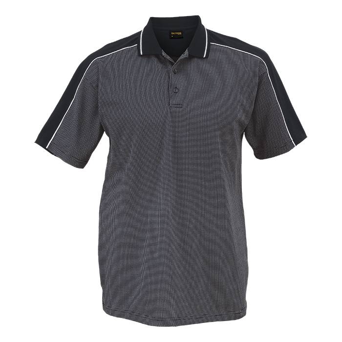 Shoulder Stripe Golfer - Black