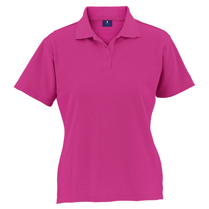 175g Barron Pique Knit Golfer Ladies - Bright Pink
