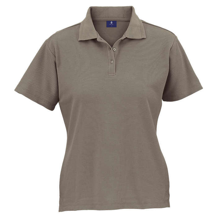 175g Barron Pique Knit Golfer Ladies - Dove Grey