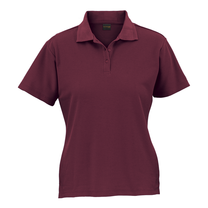 175g Barron Pique Knit Golfer Ladies - Maroon